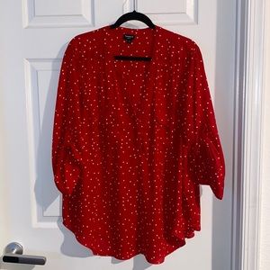 🔴⚪️Torrid Harper, Size 3 (22/24) Polka Dots